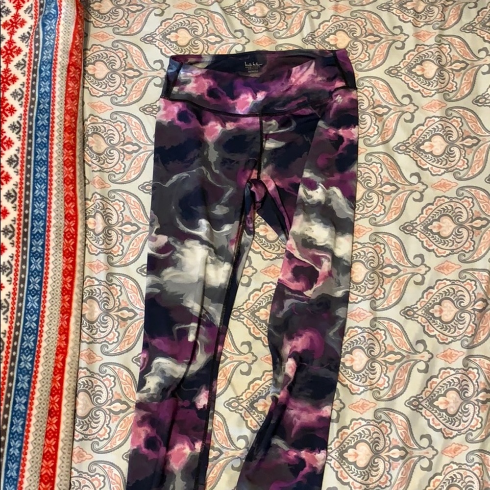 Purple/White/Grey/Navy Leggings
